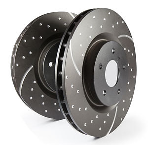 EBC Turbo Grooved Rear Solid Discs for Seat Altea 2.0 Turbo 211 BHP 10 > 16