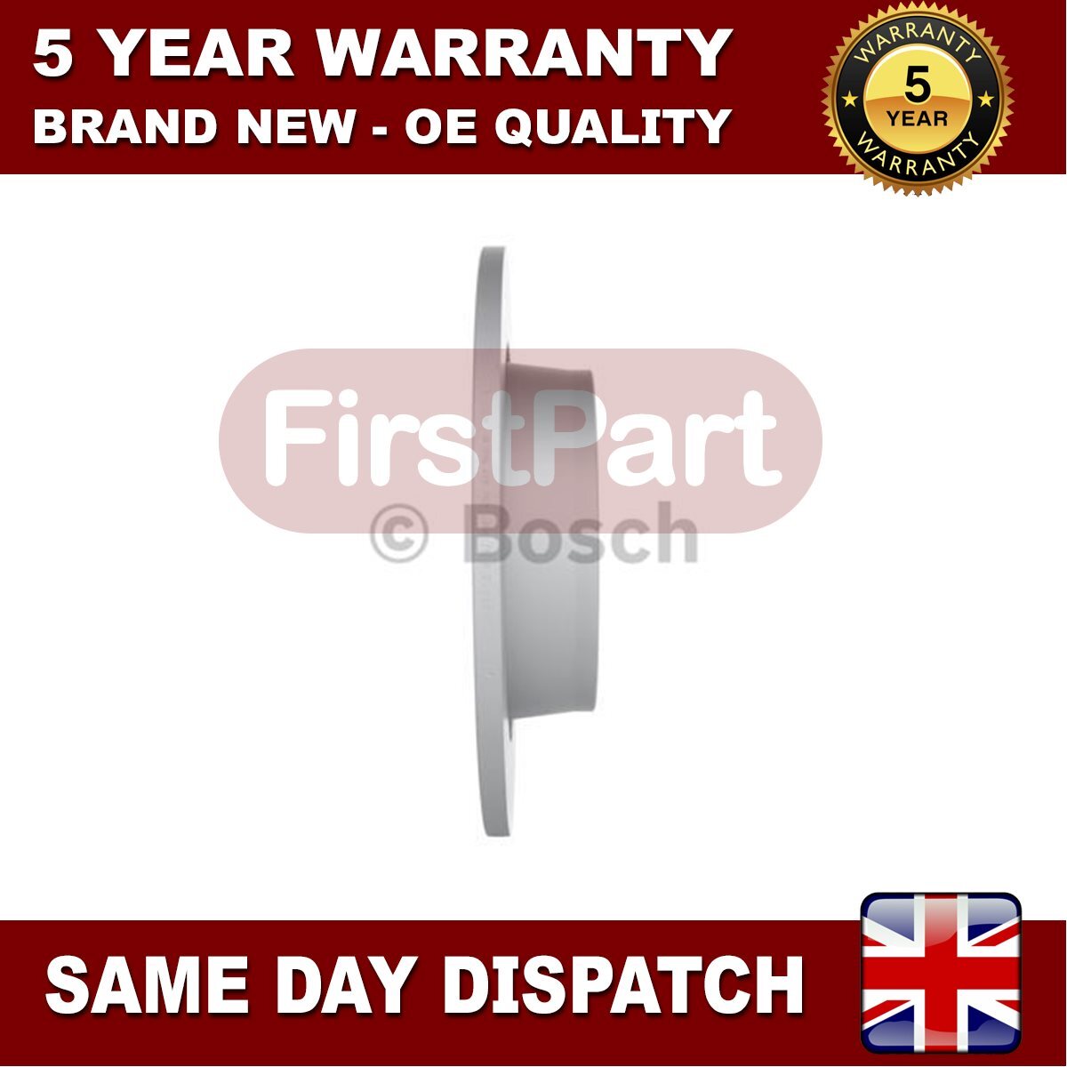Fits Ford Kuga C-Max Transit Connect Grand Tourneo Firstpart Rear Brake Disc