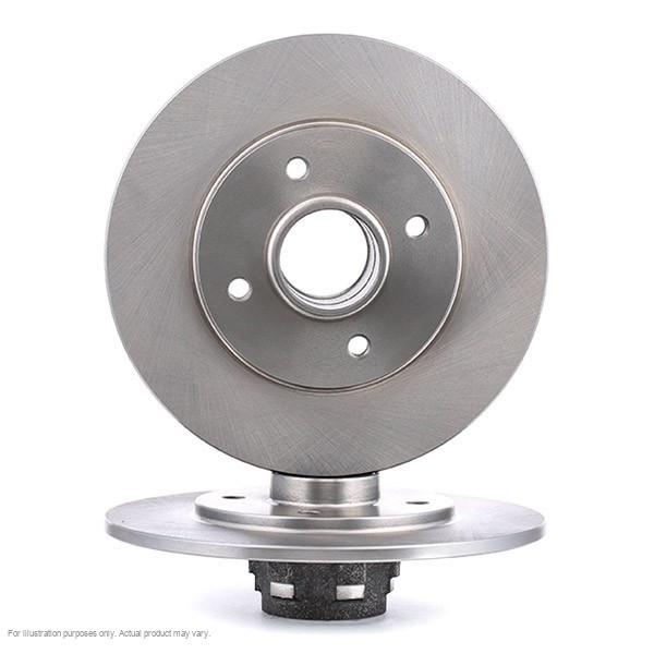 2X APEC Rear Brake Discs for RENAULT CLIO I 1994-98 238mm Solid DSK249