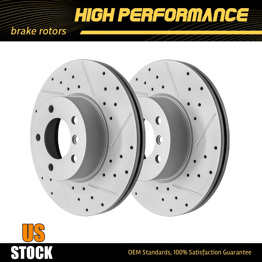 312mm Front Drilled Disc Brake Rotors For BMW 228i 230i 328d 330i 428i 430i