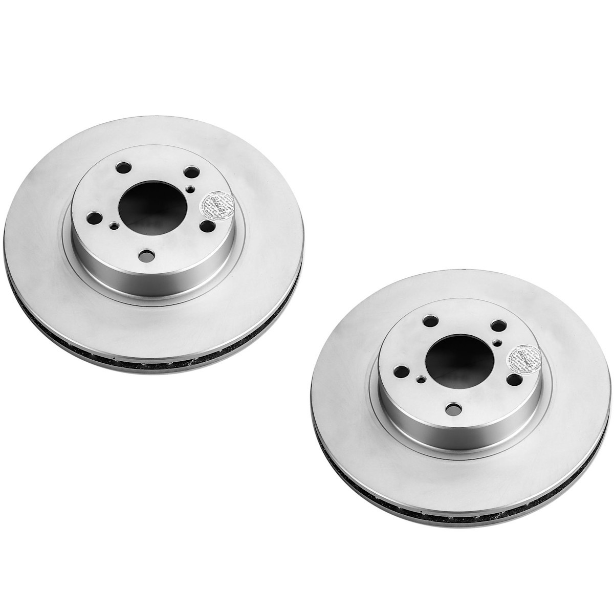 SET-P15JBR358EVC-2 Powerstop 2-Wheel Set Brake Discs Front AWD FWD 4-Wheel ABS