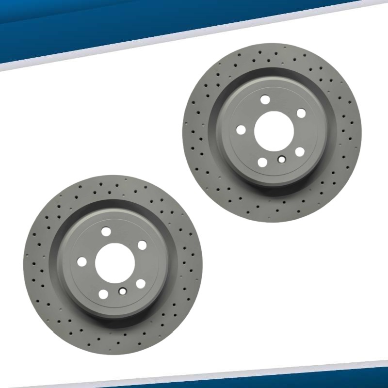 330mm Rear Brake Disc Rotors Fits Mercedes Benz ML550 2012 2013 2014 2015