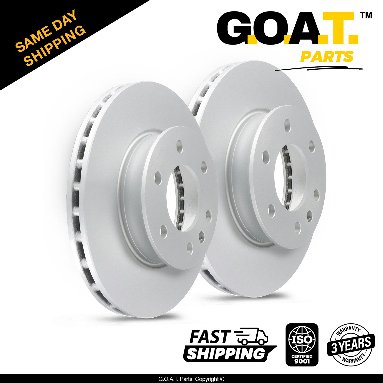 Front Brake Rotors for 07-09 Sprinter 2500 19-20 Freightliner 1500 11.81 inch