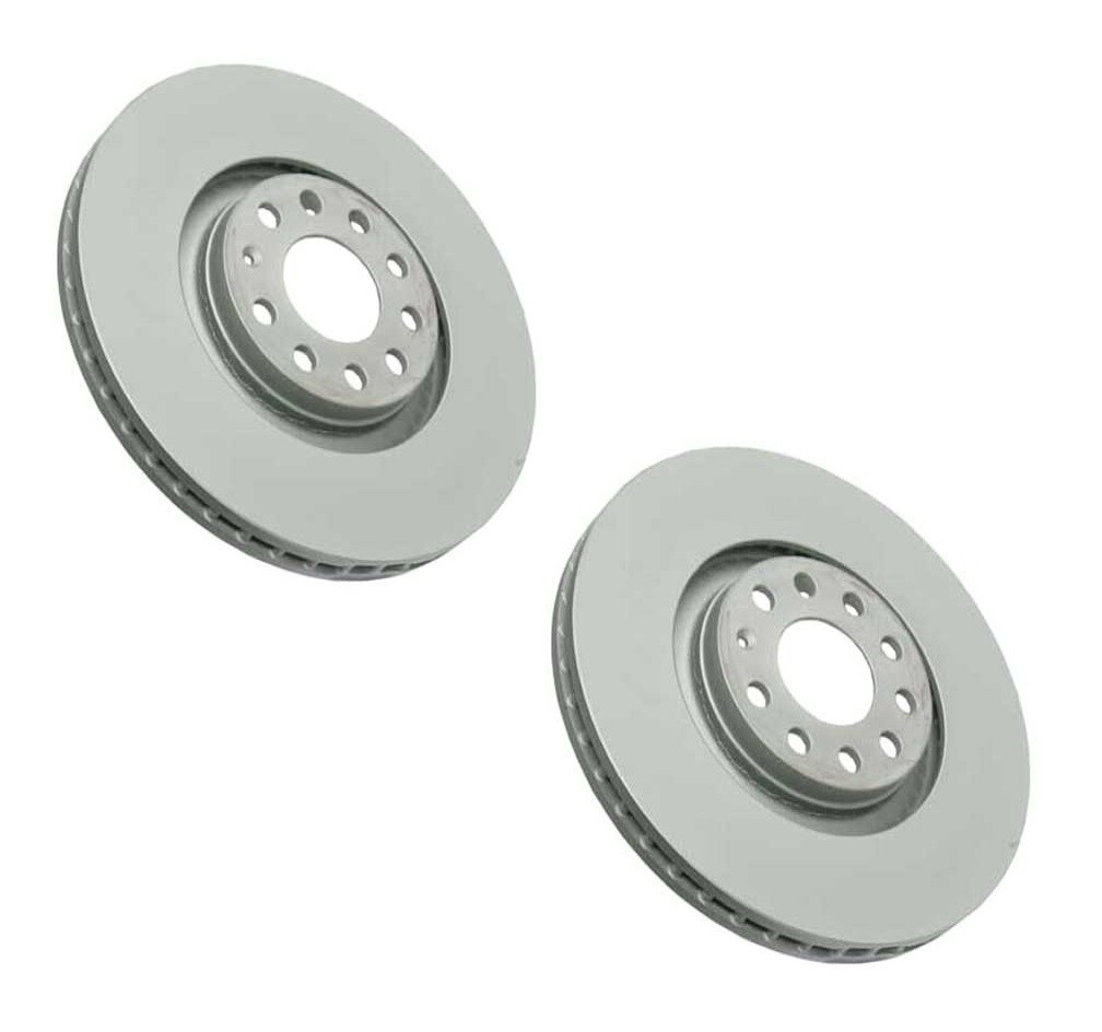 Set of 2 Zimmermann Front Brake Rotors for Audi VW w/ 320mm Diameter Rotors