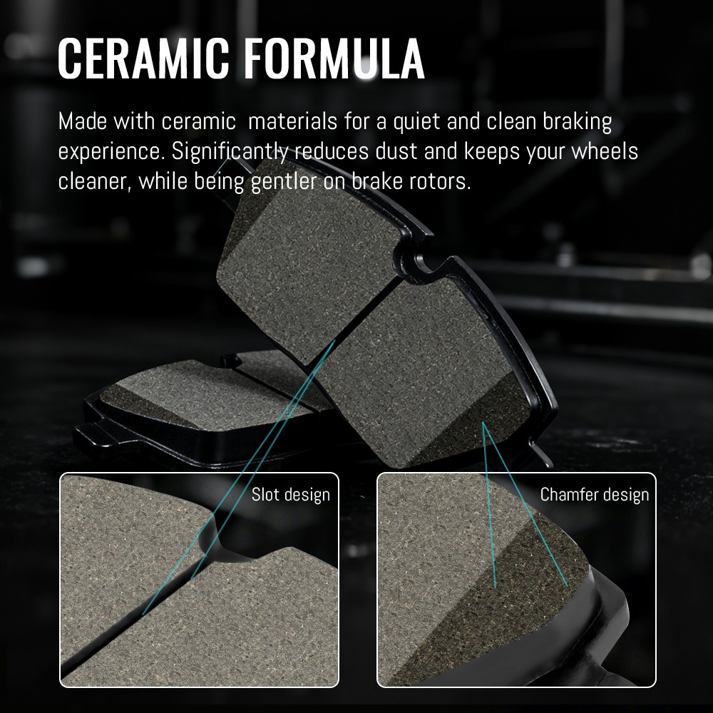 337.9mm Front Drilled Rotors Ceramic Brake Pads for Toyota 4Runner Lexus GX460