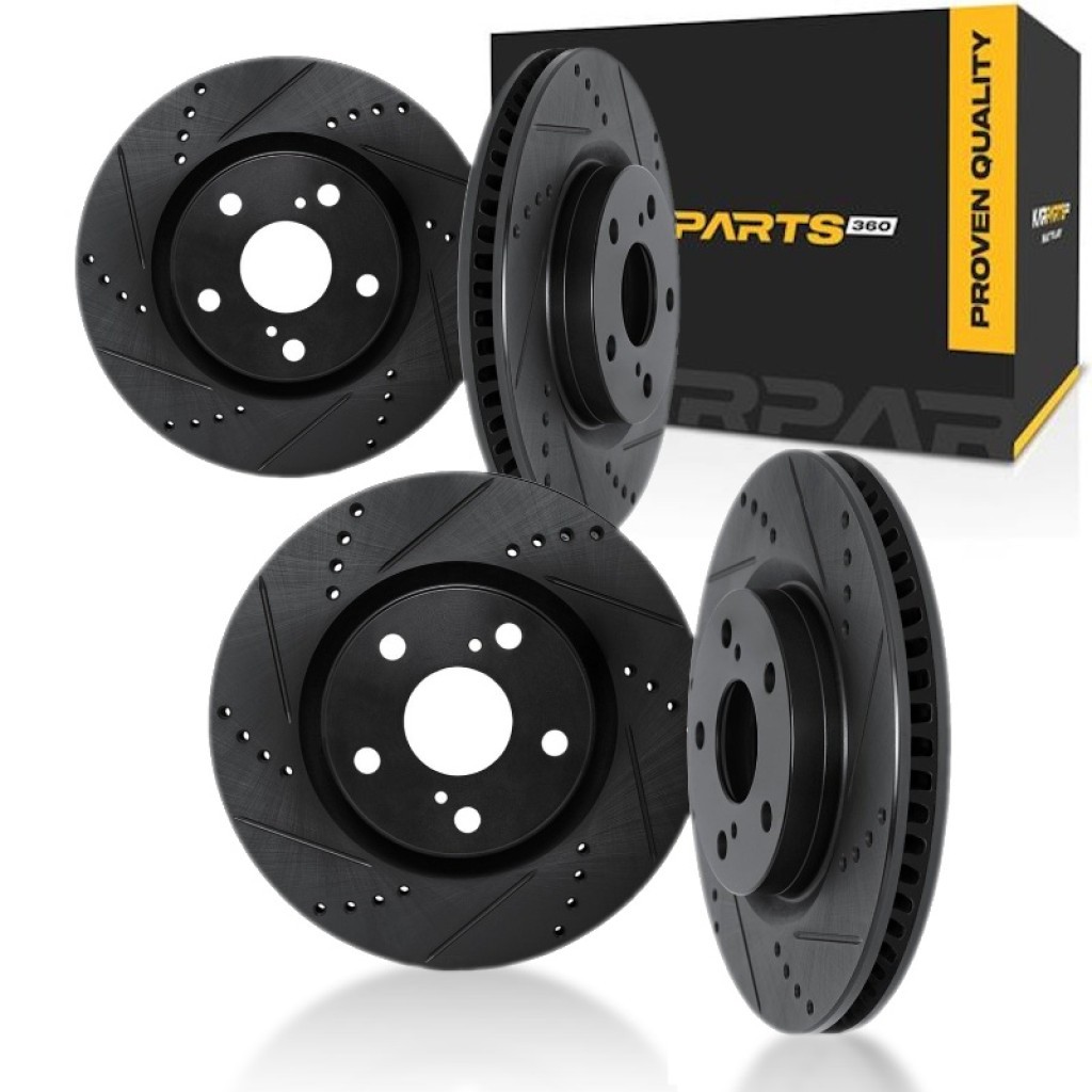 For BMW 340i xDrive/340i 2016-2018 Rotor Set Front and Rear | Excluded Calipers