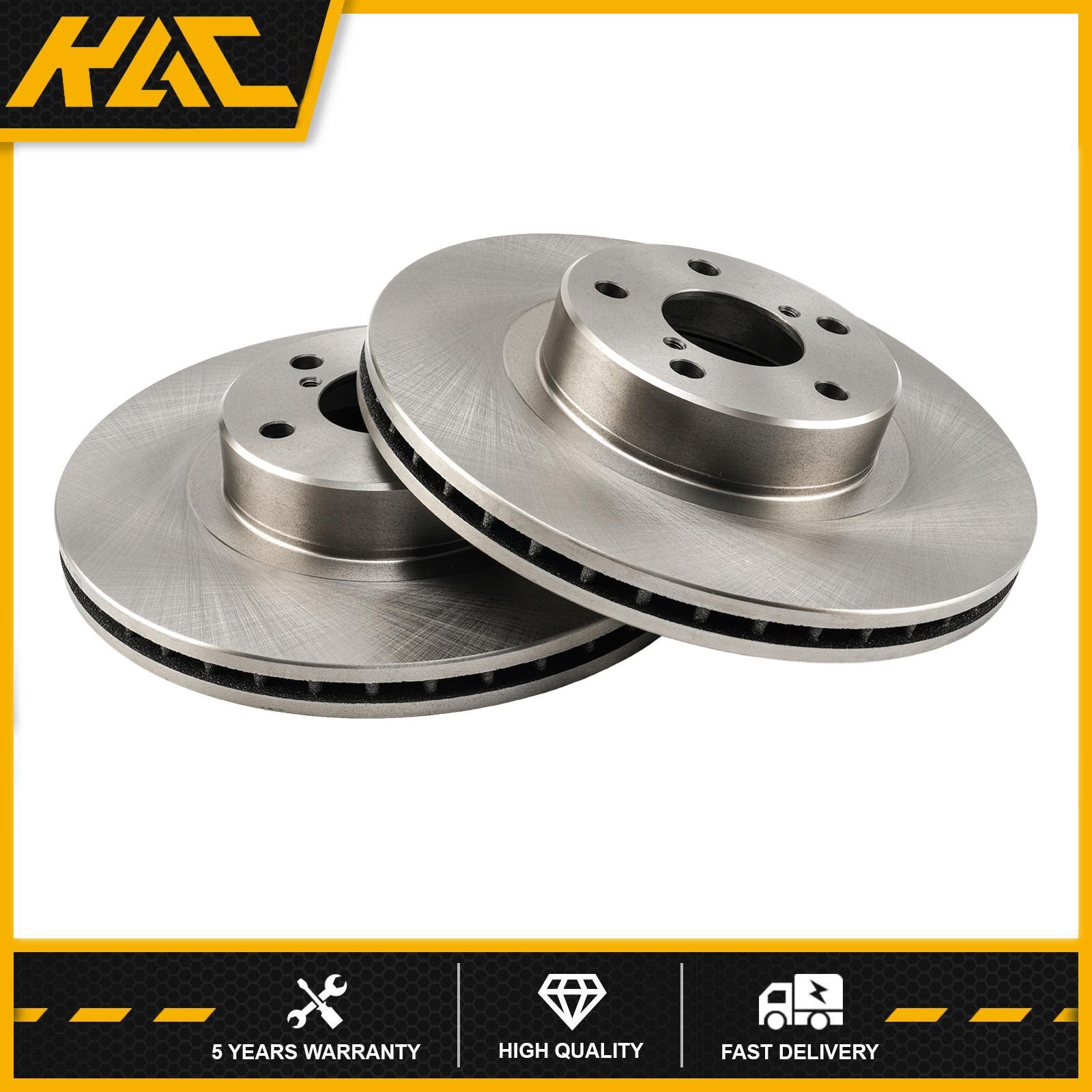 277mm Front Disc Brake Rotors Fits 2006-2011 2012-2014 2015-2016 Subaru Impreza