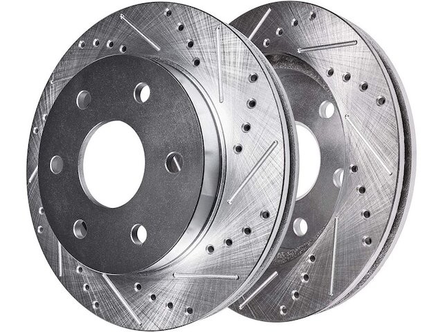 Detroit Axle 34BX74F Front Brake Rotor Set Fits 2021 Cadillac Escalade