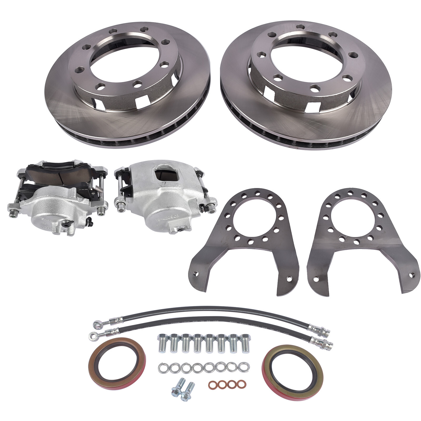 For GM 14 Bolt Complete Disc Brake Conversion Kit 10.5 SRW Full Float Disk Brake