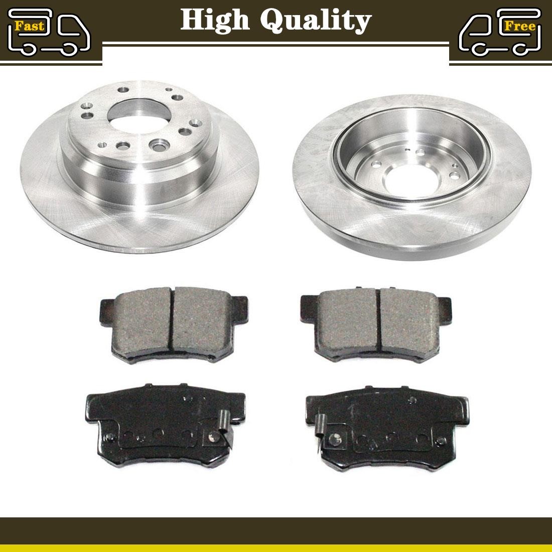 Rear disc brake pads and rotors Fits Honda Odyssey 2.2L 2.3L Acura Legend 3.2L