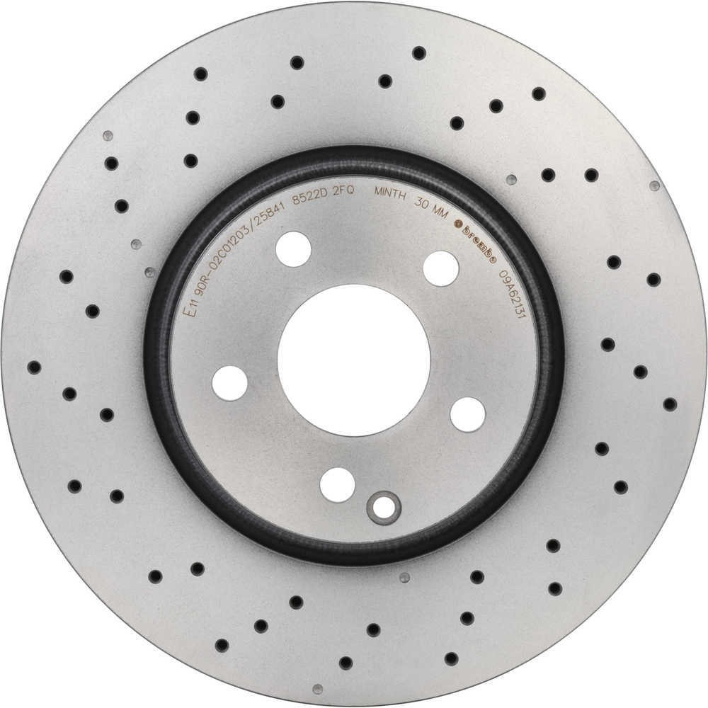 Disc Brake Rotor-Premium UV Coated OE Equivalent Rotor Brembo 09.A621.31