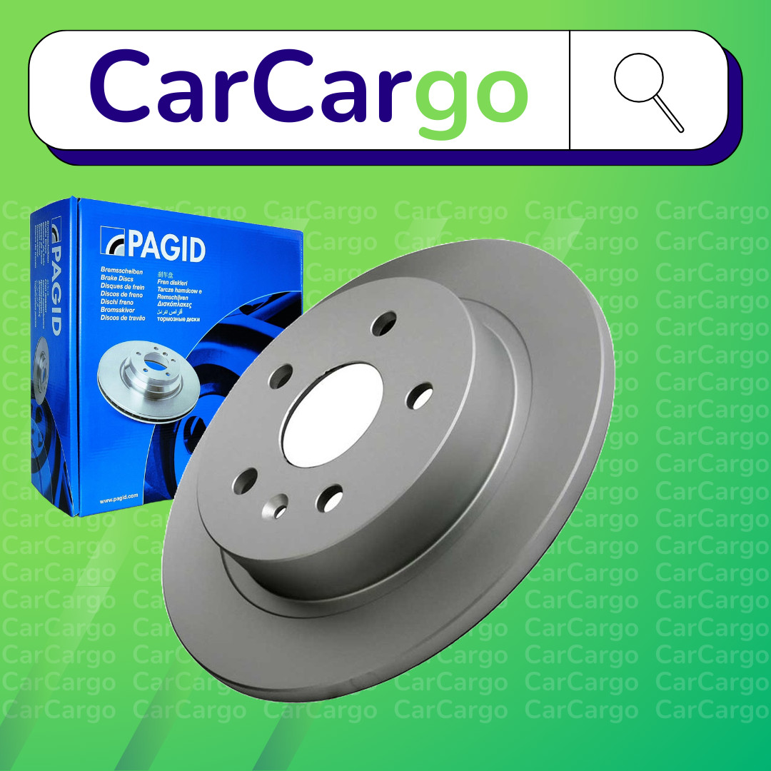 Pagid Solid Rear Brake Discs Pair For Saab 9-5 2.0 t BioPower 2010-2012 292 mm