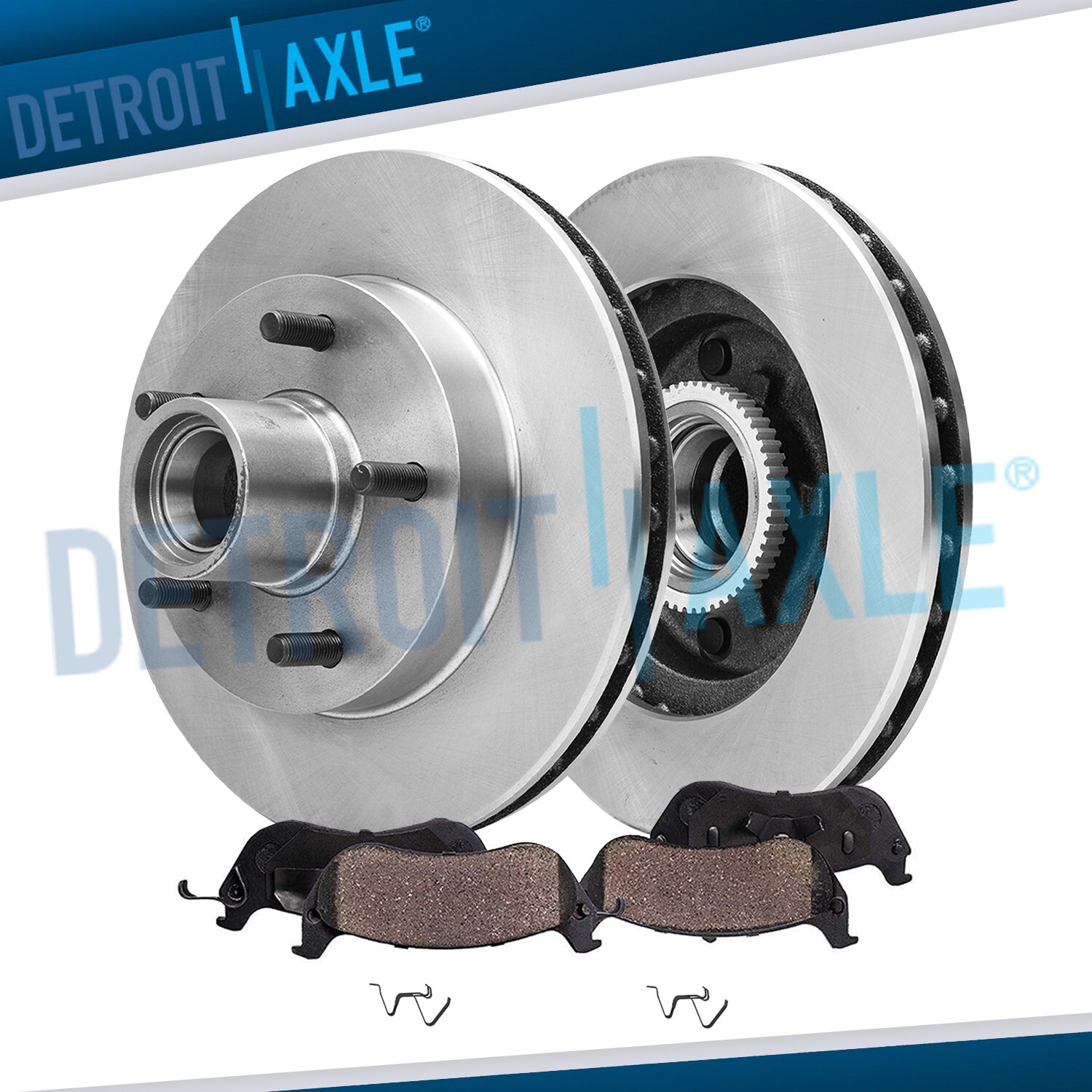 2WD Front Disc Rotor Ceramic Brake Pad for Chevy Blazer S10 Sonoma Jimmy Hombre