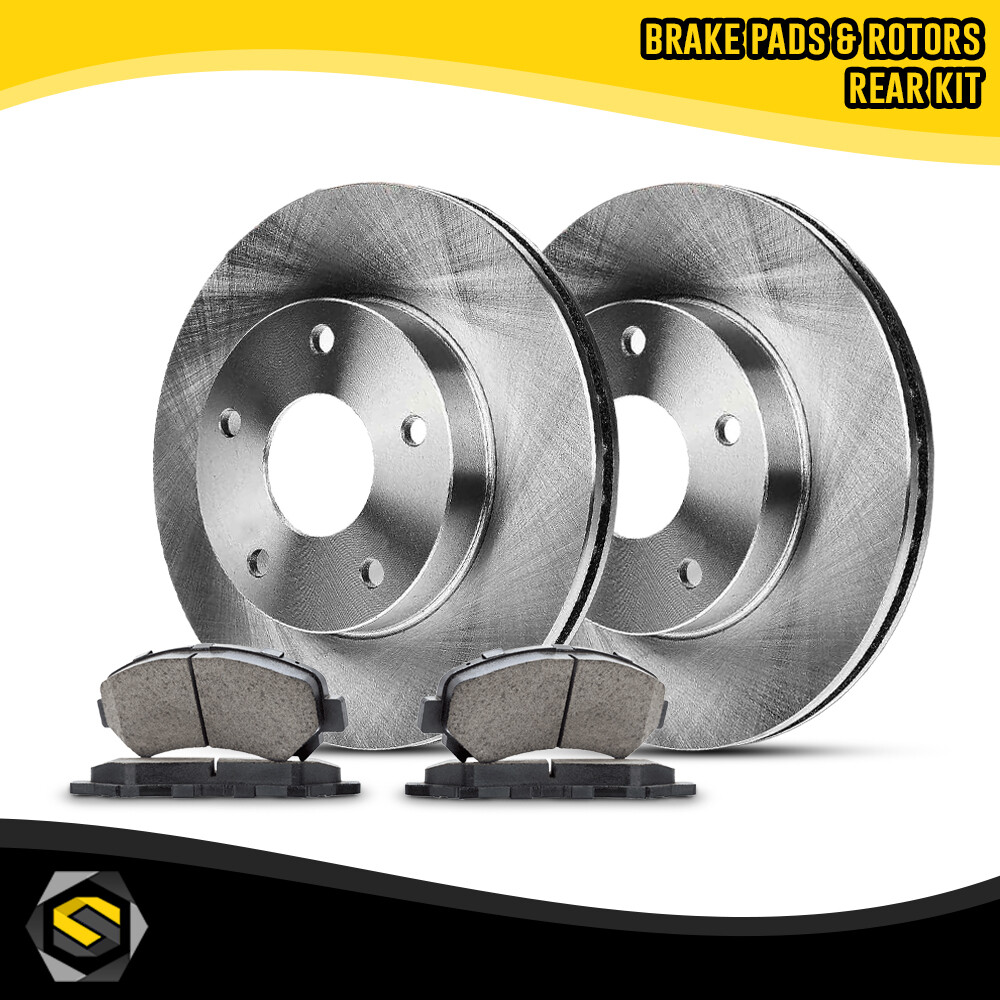 Rear Brake Rotors & Ceramic Pads Kit for Ford Explorer 1995-2001 5 Lug 285mm