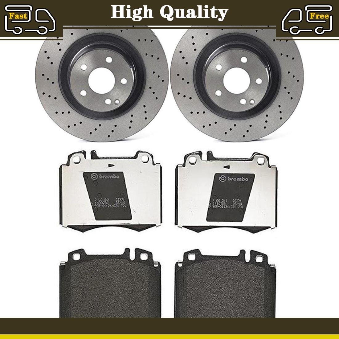 Front Brake Pads Original Rotors For Mercedes-Benz CL55 AMG Mercedes-Benz CL600