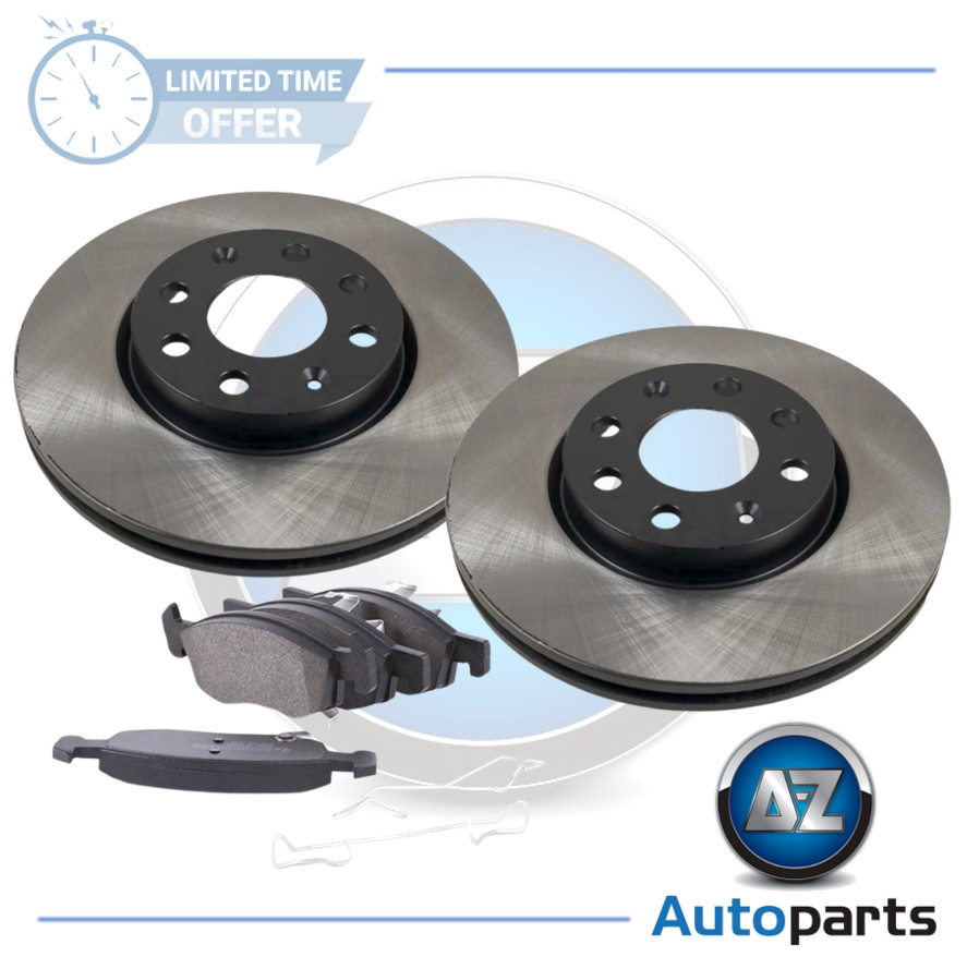 For Vauxhall – Corsa E 1.0 2014-On Front 257mm Vented Brake Discs and Pads