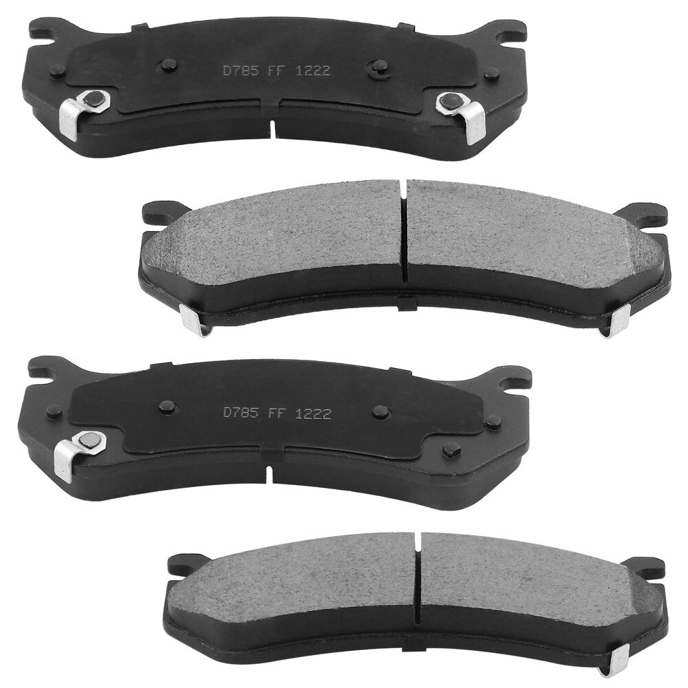Front Rotors and Ceramic Brake Pads for Chevy Silverado GMC Sierra 1500 Yukon
