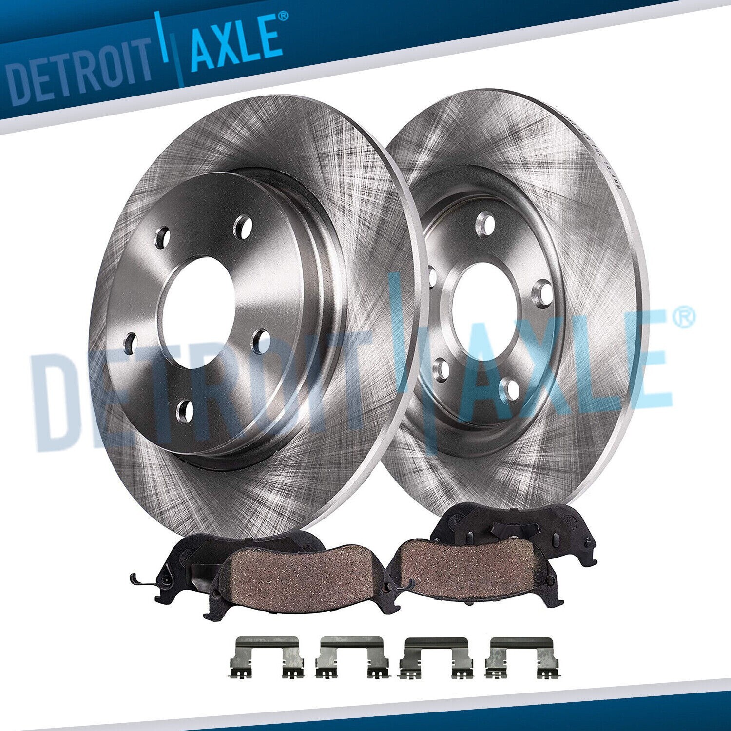 12.60 Inch RWD Rear Rotors + Brake Pads for Charger 300 Dodge Challenger Charger