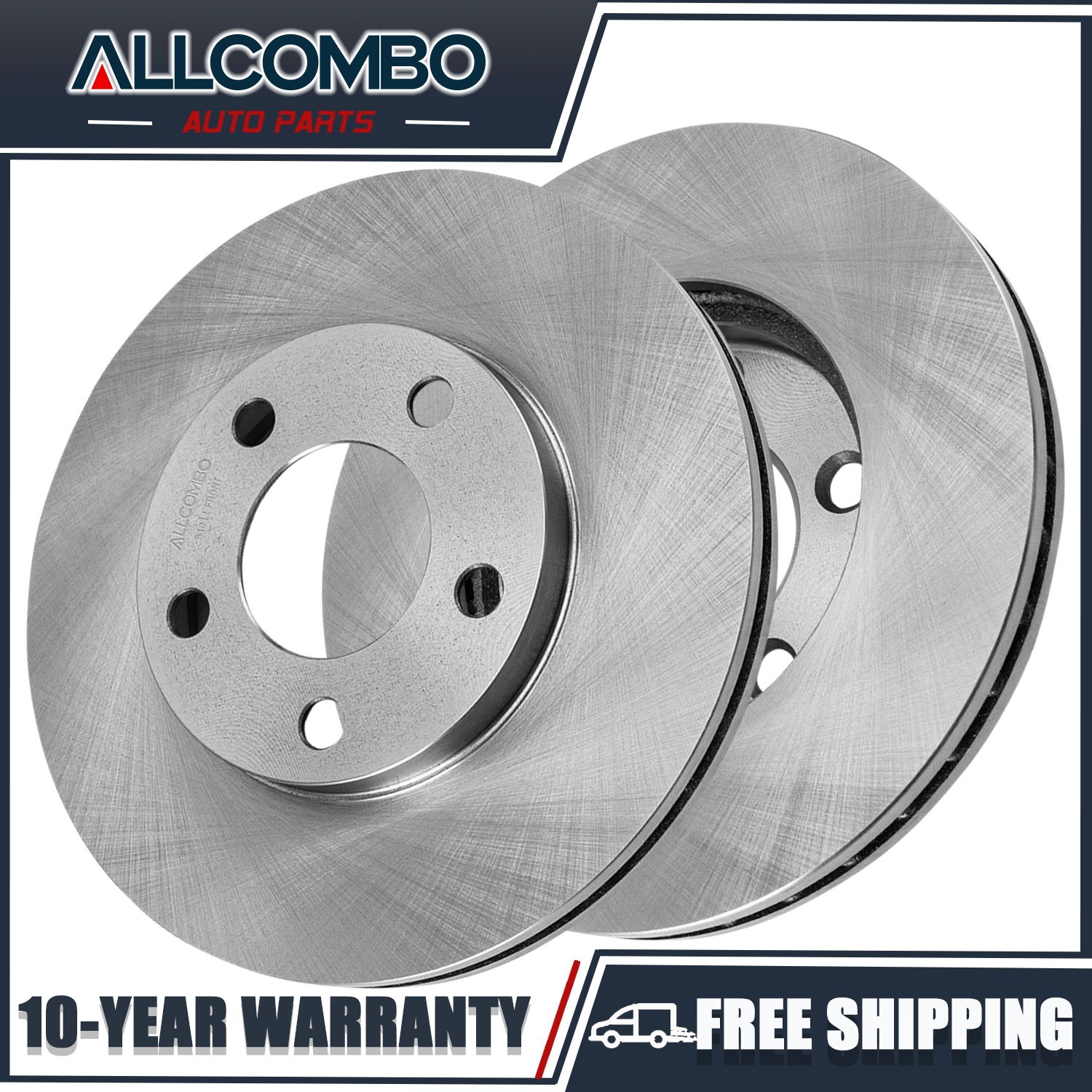 10.87 inch (276mm) Front Brake Rotor for 1994 – 2001 2002 2003 2004 Ford Mustang