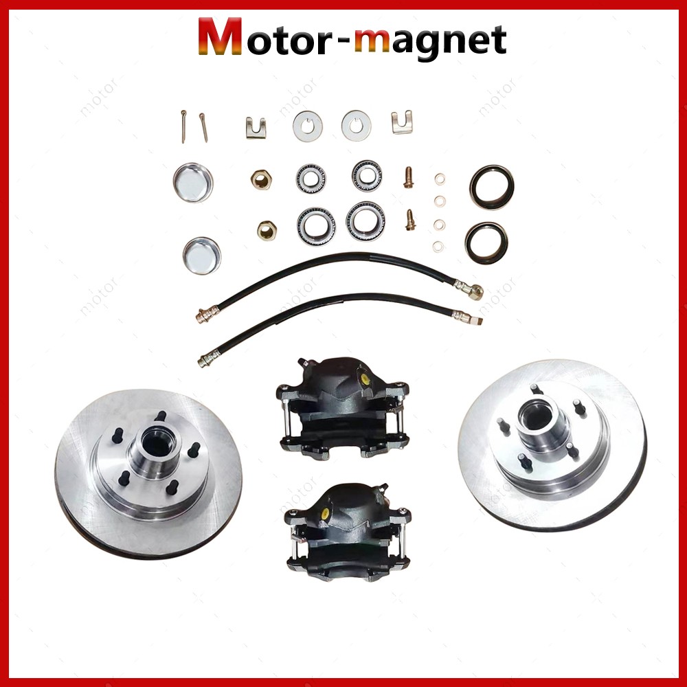 For 1960-70 Chevy C10 Front Truck Disc Brake Conversion Wheel Component Kit 5Lug
