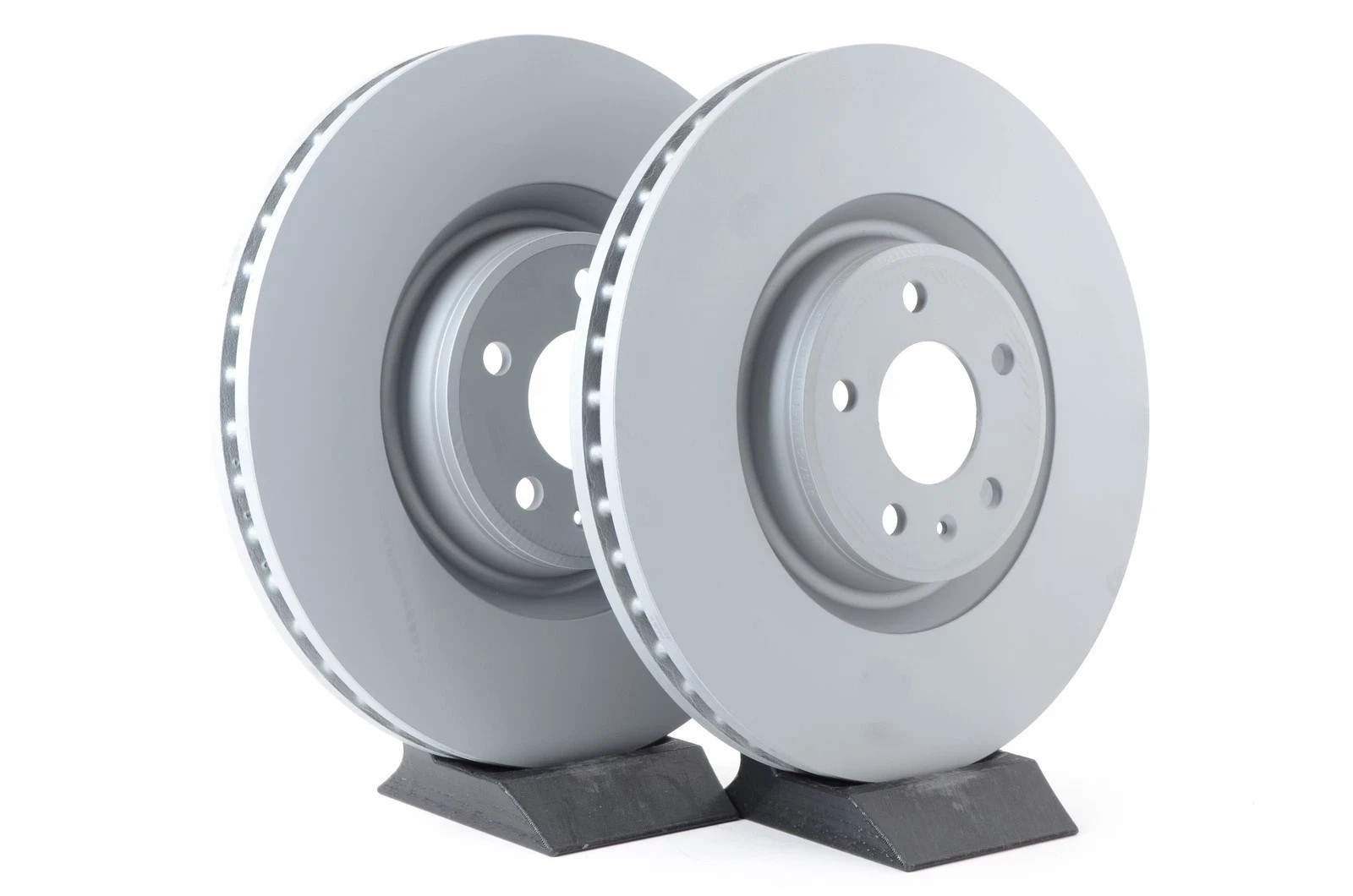 Set of 2 Audi A6 Zimmermann Front Disc Brake Rotors 100.3357.20 4G0615301T