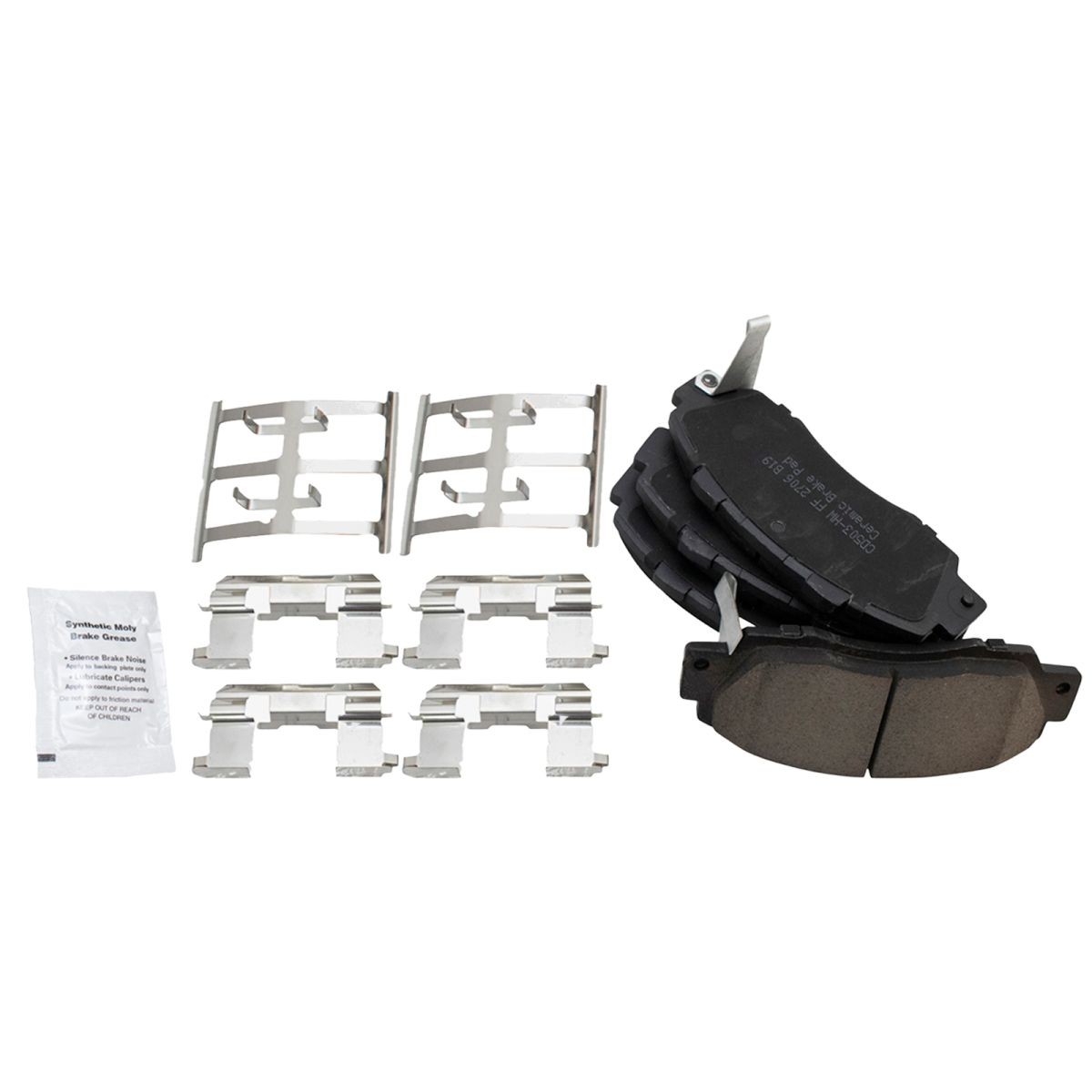TRQ Front Performance Drilled & Slotted Brake Rotor & Posi Ceramic Pad Kit