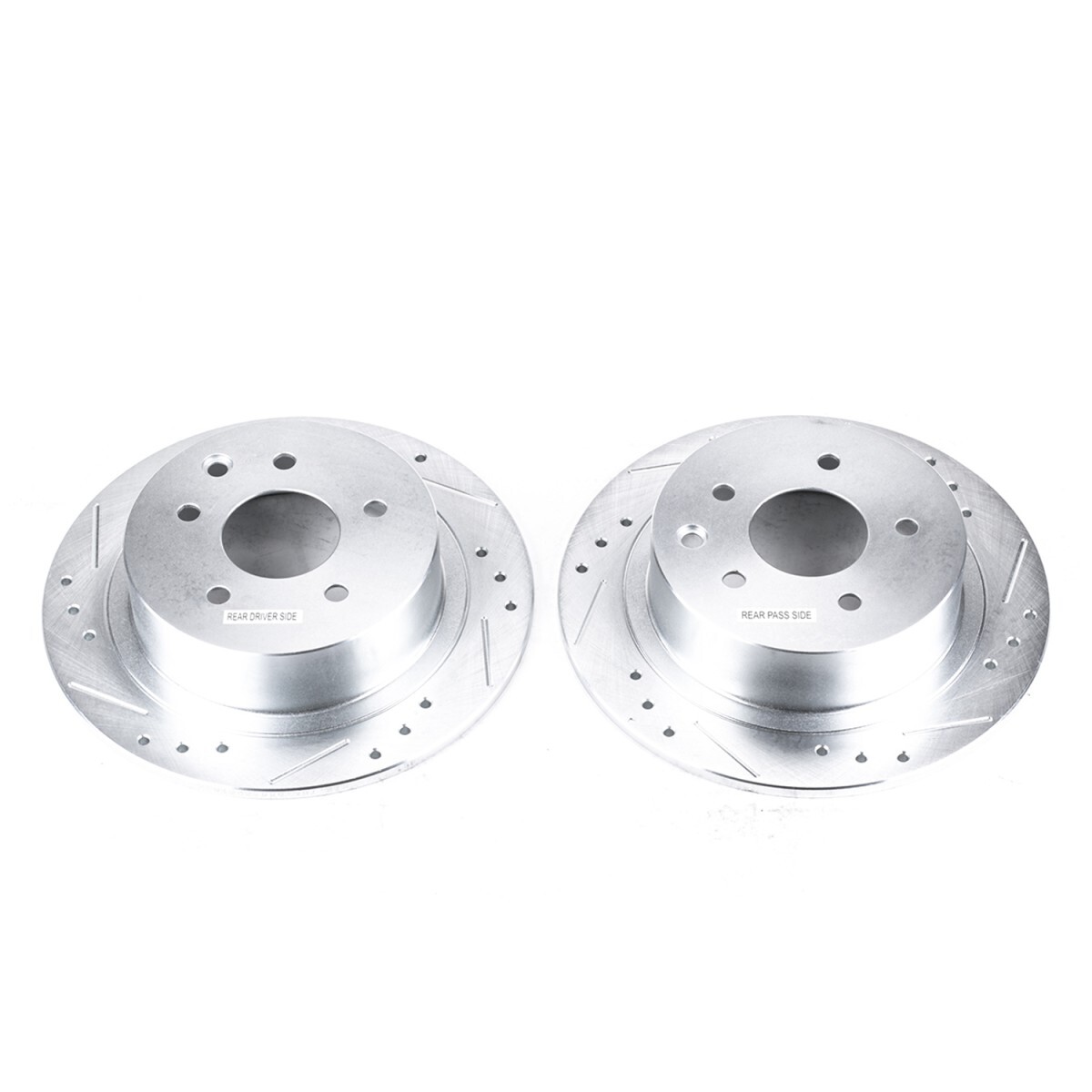 JBR1102XPR Powerstop 2-Wheel Set Brake Discs Rear FWD for Nissan Altima Sentra