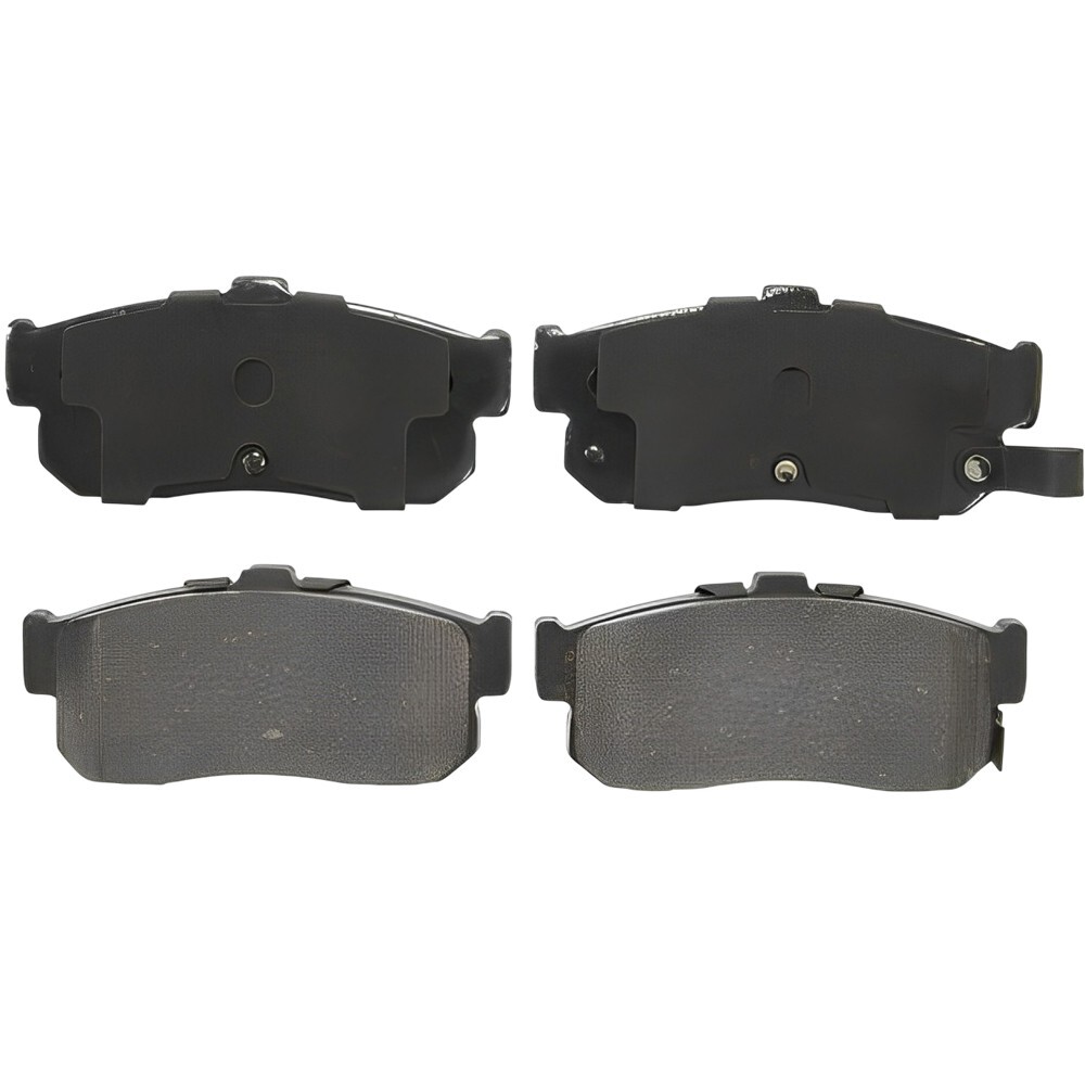 Front Vented & Rear Solid Disc Brake Rotors With Pads for Nissan Maxima 01-00