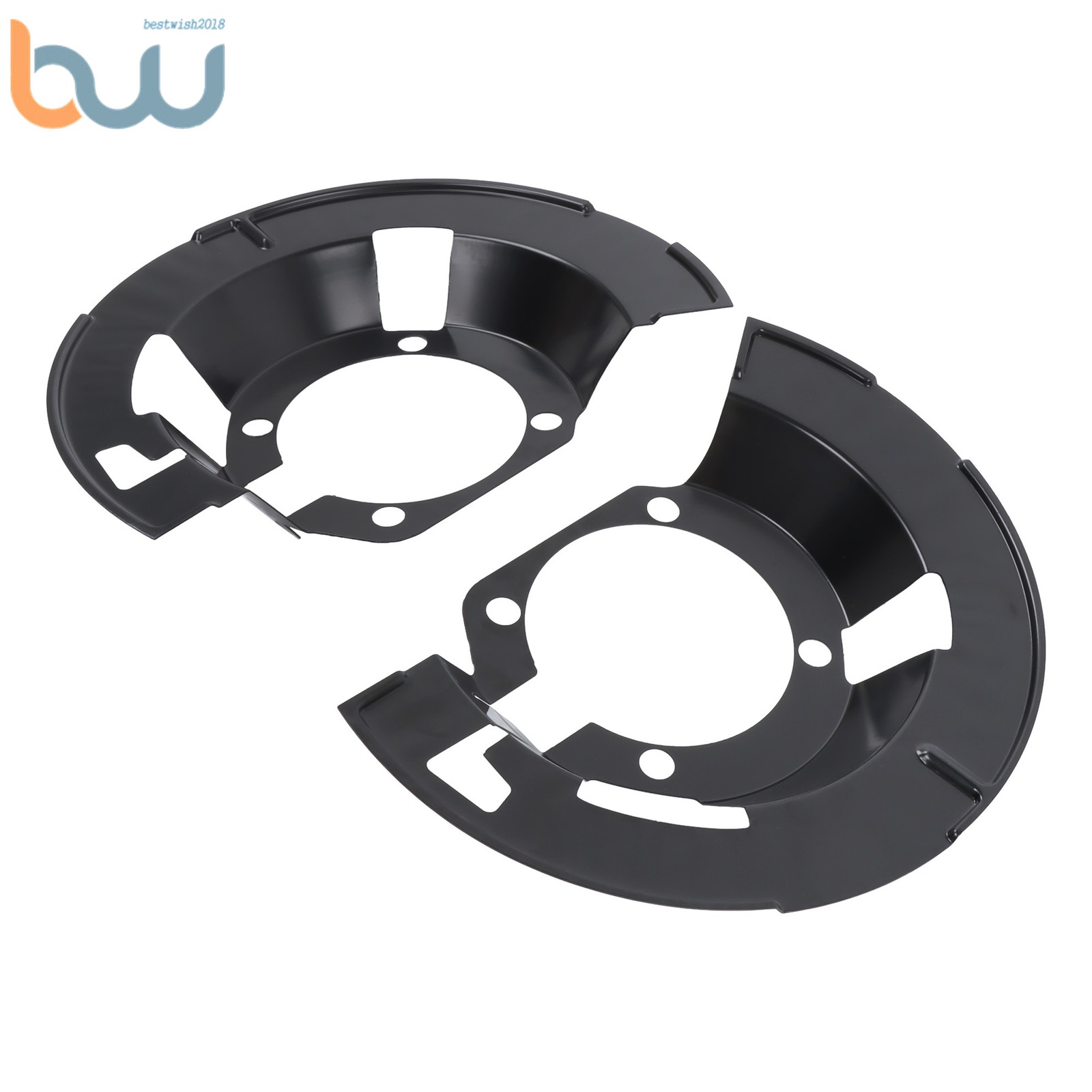 Front Brake Dust Shield LH & RH 5.9L 8.0L For 2000 2001 2002 Dodge Ram 2500 3500
