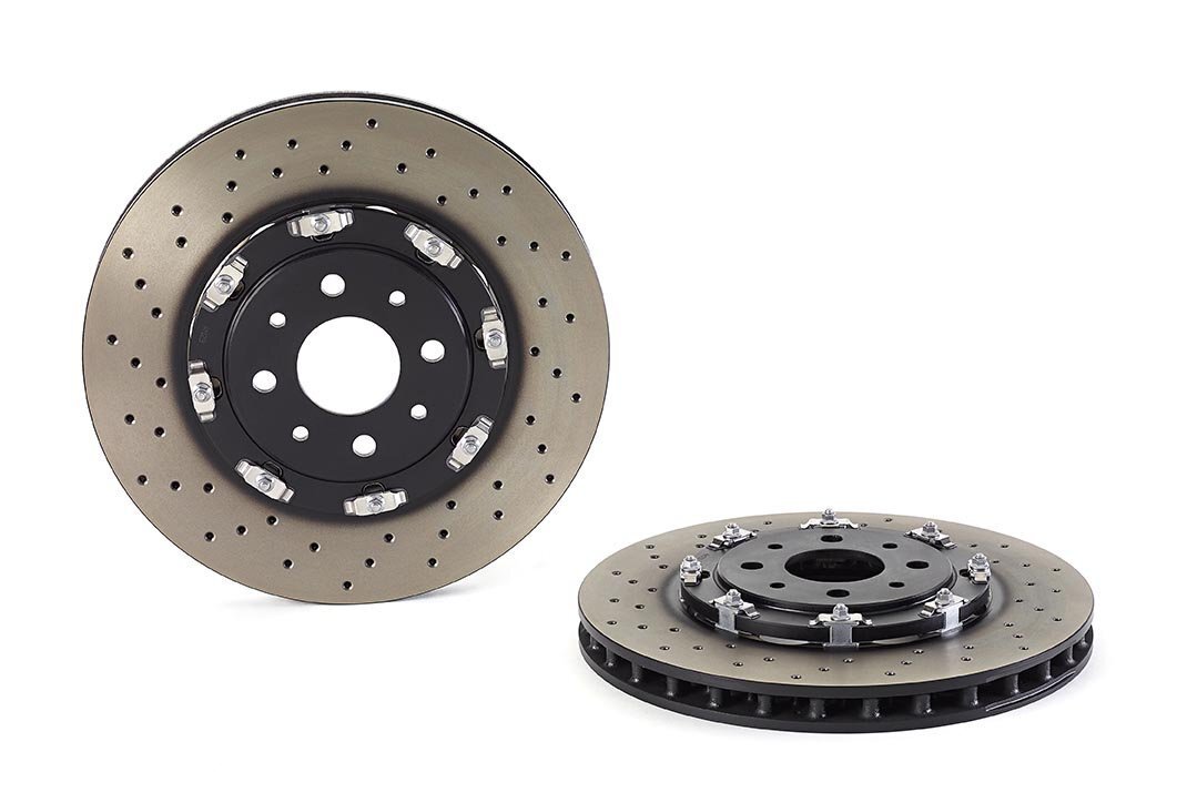 Brembo 09.B085.13 Floating two piece UV Coated Pillar Vented drilled Brake