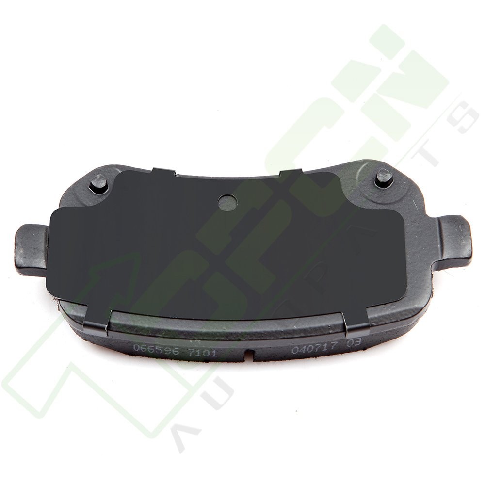 Rear Brakes Ceramic Pads And Rotors Slotted For 2008-2010 Dodge Grand Caravan