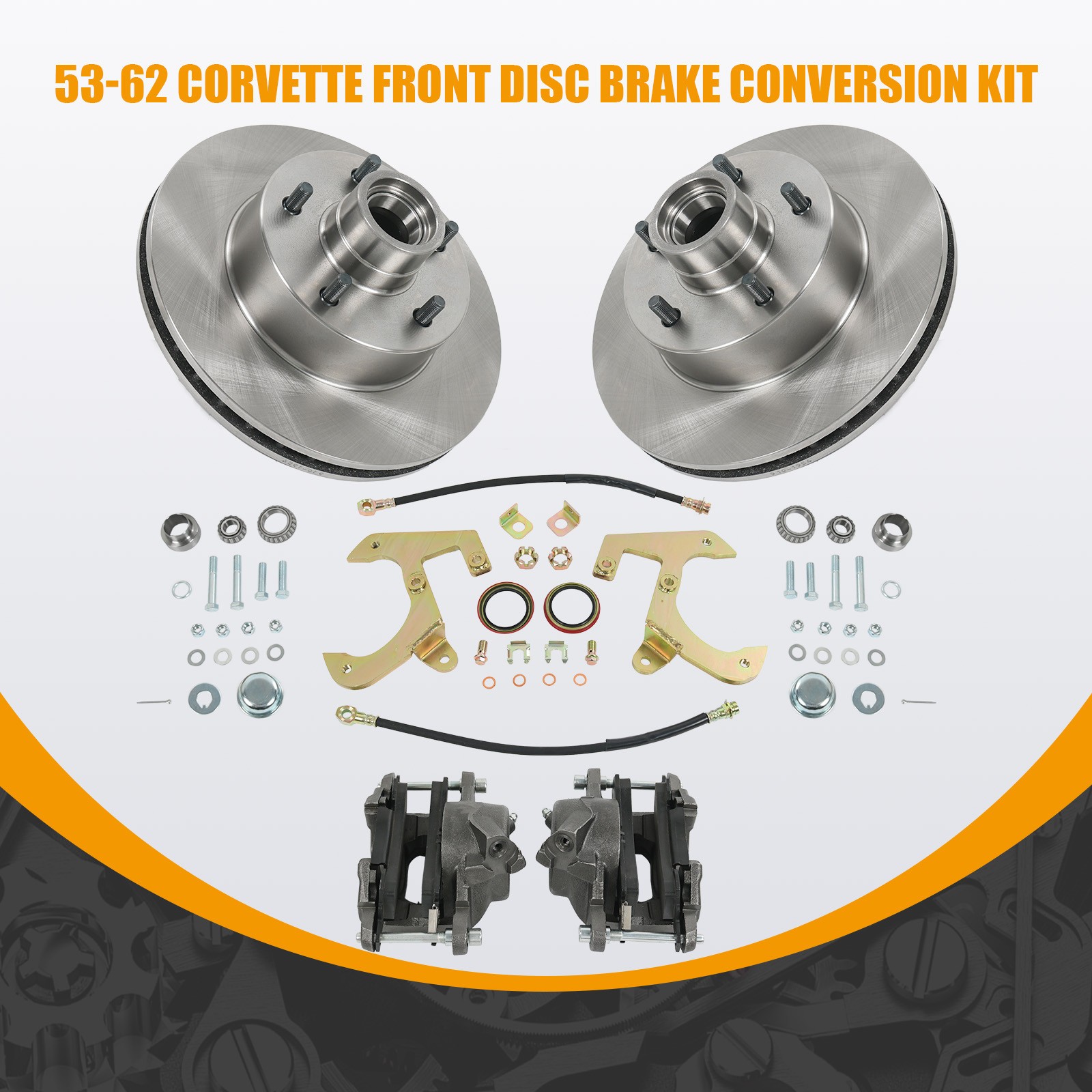Front Disc Brake Conversion Kit Set For 1949-1954 Chevy Car 1953-1962 Corvette