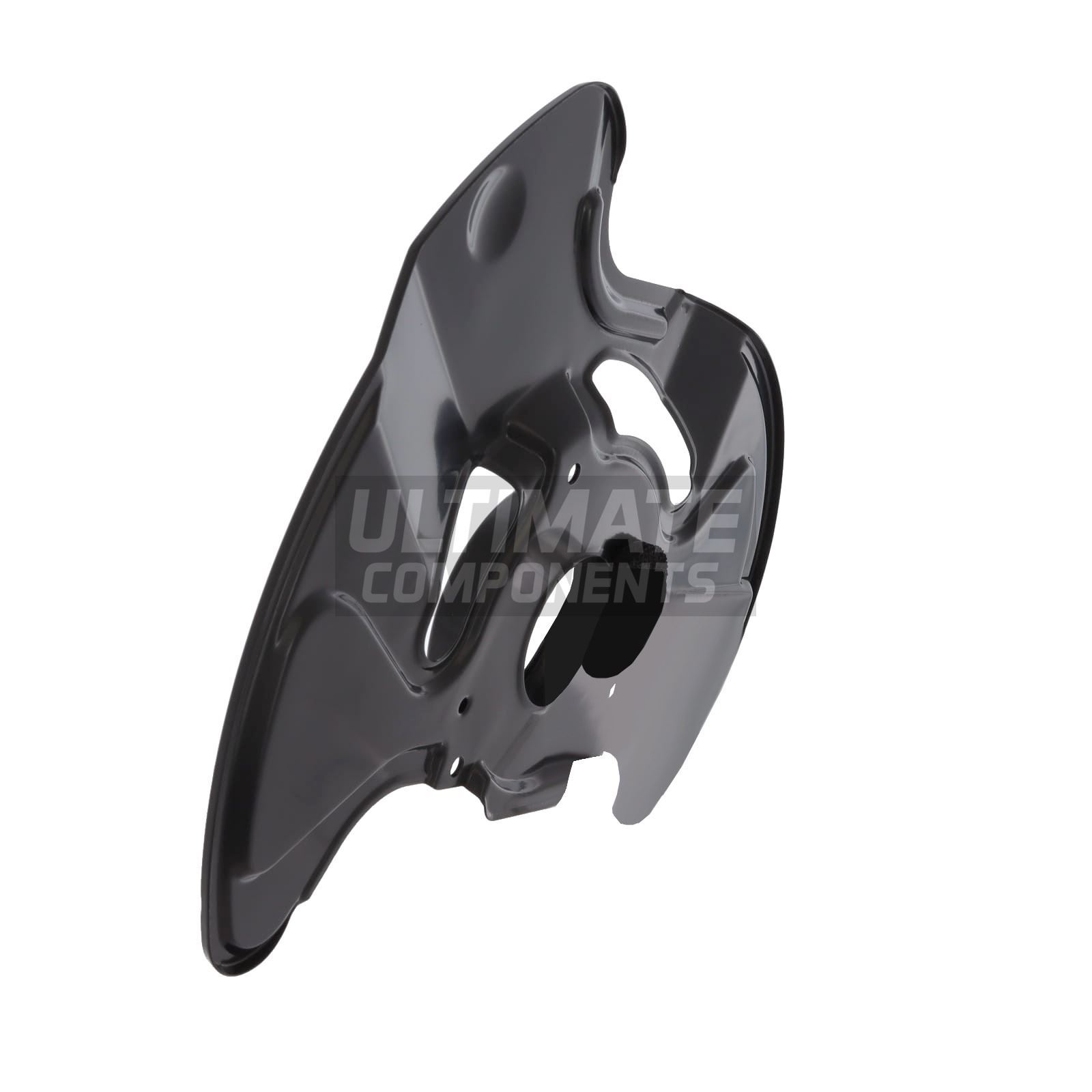 Brake Disc Dust Shields Mercedes C Class S204 2008-2015 Rear 1 Pair Left & Right