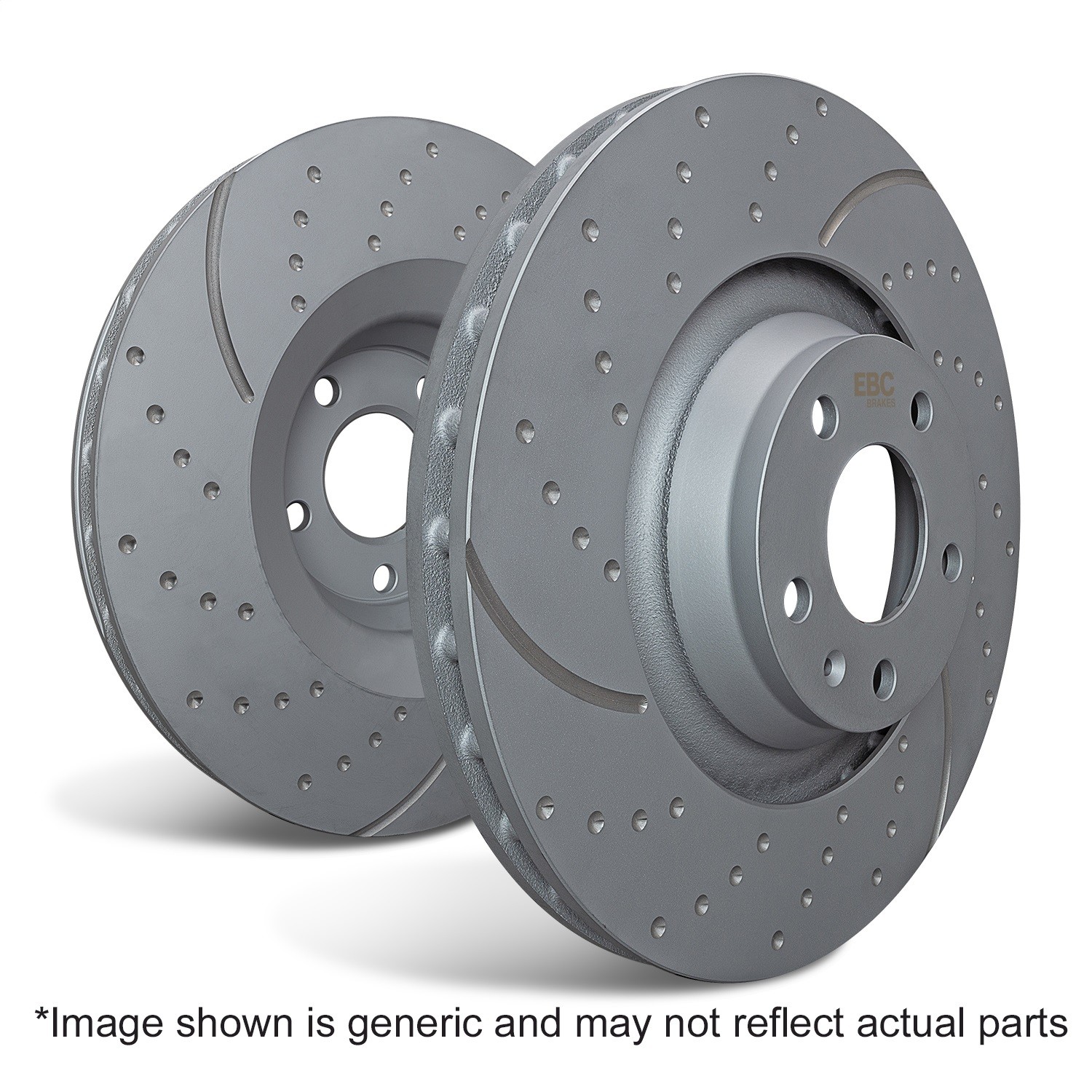 EBC Brakes GD7475 3GD Series Sport Slotted Rotor Set Fits Corolla Matrix Vibe xD