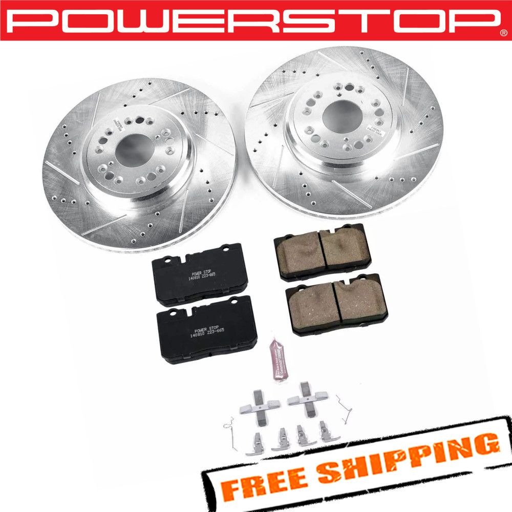 Power Stop K5099 Z23 Evolution Sport Brake Upgrade Kit for 1995-2000 Lexus LS400