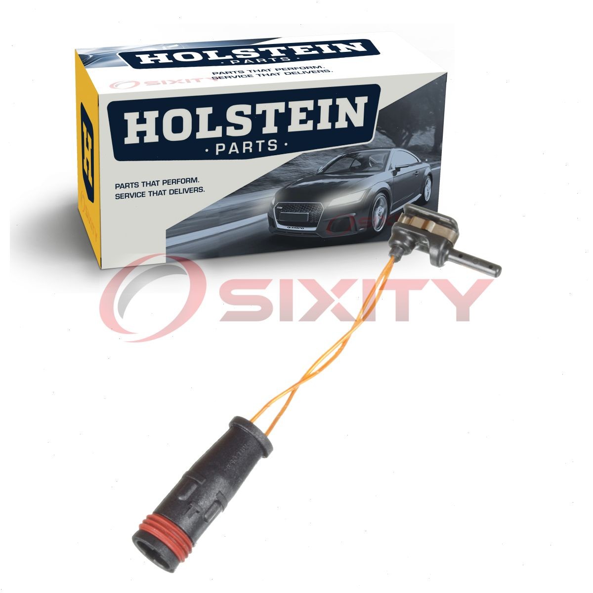 Holstein Rear Disc Brake Pad Wear Sensor for 2003-2005 Mercedes-Benz SL55 zt