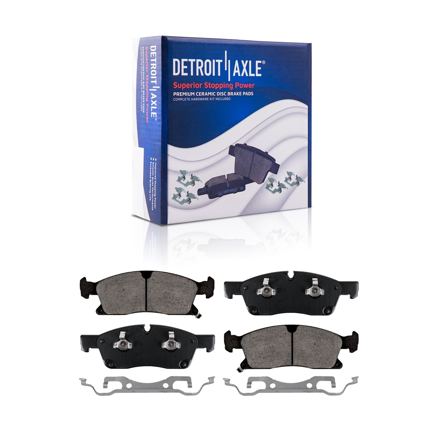 Front Rear Drilled Disc Rotors Brake Pad for 2011 – 2018 Durango Grand Cherokee