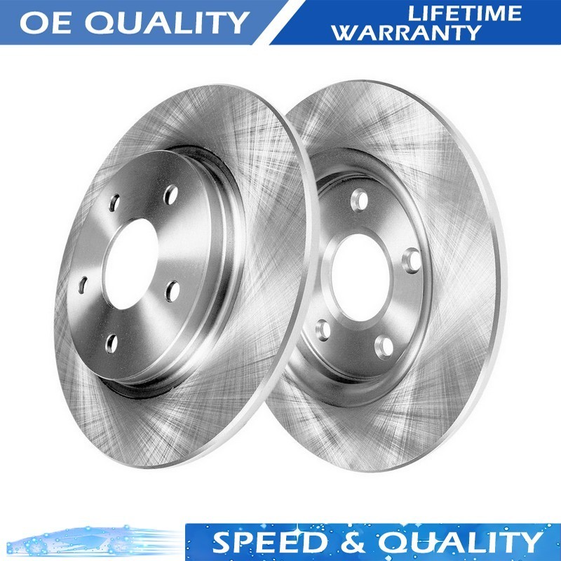 For Chevrolet Impala Brake Rotors Rear Slotted Disc Brake Rotors 270mm 5 Lugs