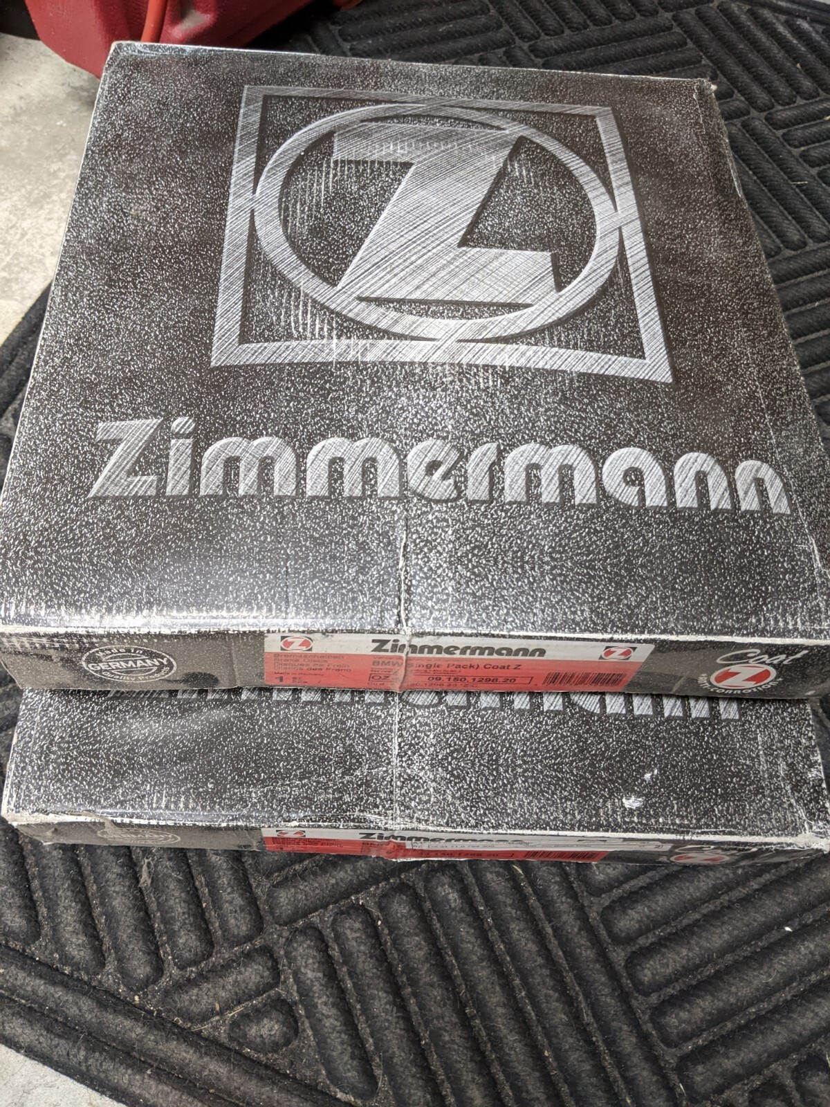 X2 NOS Zimmermann 150.1298.20 Z Coat Disc Brake Rotor 00-06 BMW X5 3411679430