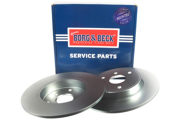 2x Brake Discs Pair Solid Front 280mm BBD5397 Borg & Beck Set 0S08333251 Quality