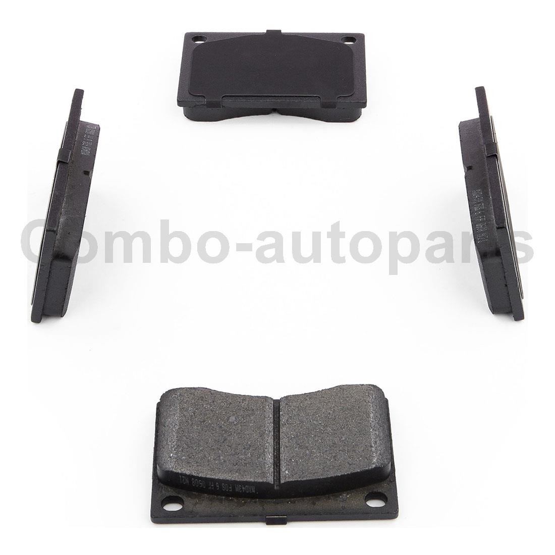 Front Disc Rotors Semi-Metallic Pads for Volvo 240 Volvo 242 Volvo 244