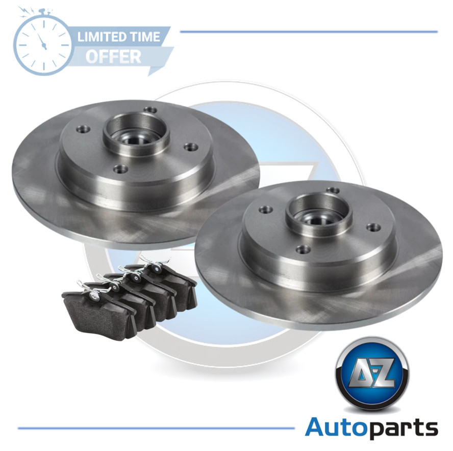 For Citroen – C3 Aircross MK2 1.6D 2017-On Rear 244mm Brake Discs and Pads