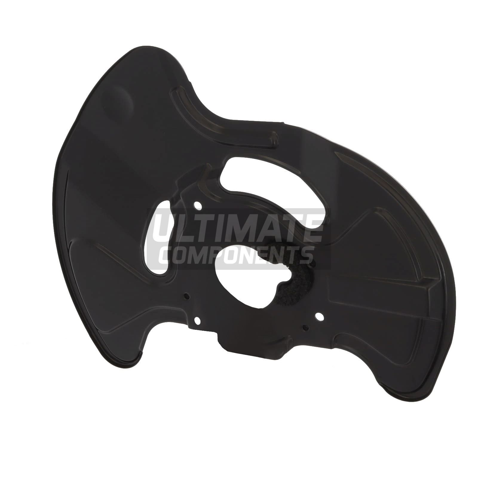 Brake Disc Dust Shields Mercedes C Class S204 2008-2015 Rear 1 Pair Left & Right