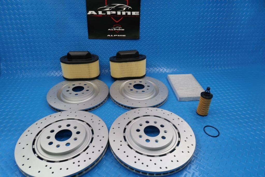 Maserati Ghibli Quattroporte brake rotors filters service kit #9319 2017-2024