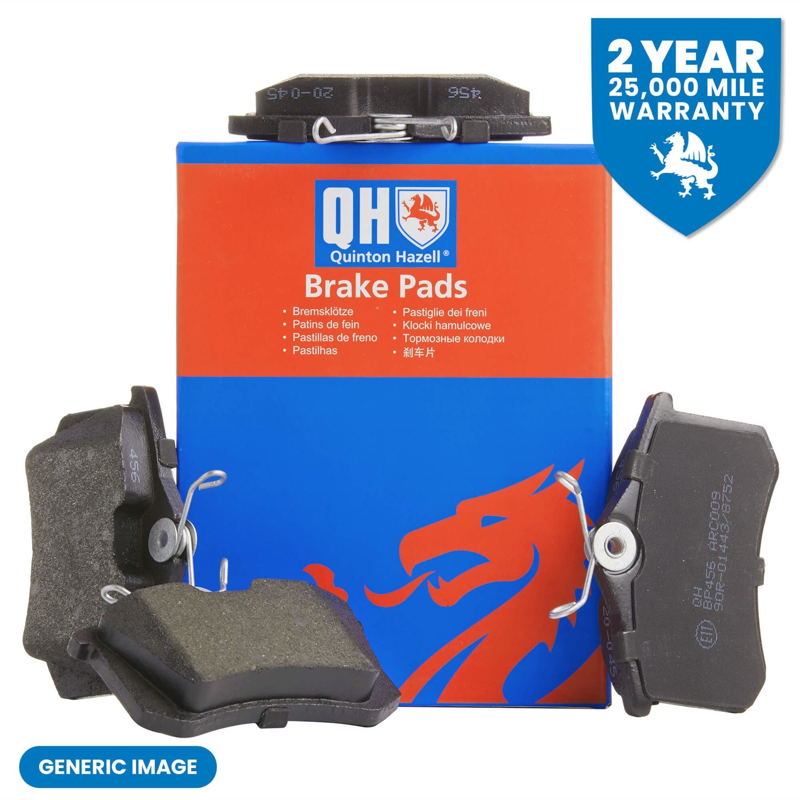 QH Brake Pad Set – RR