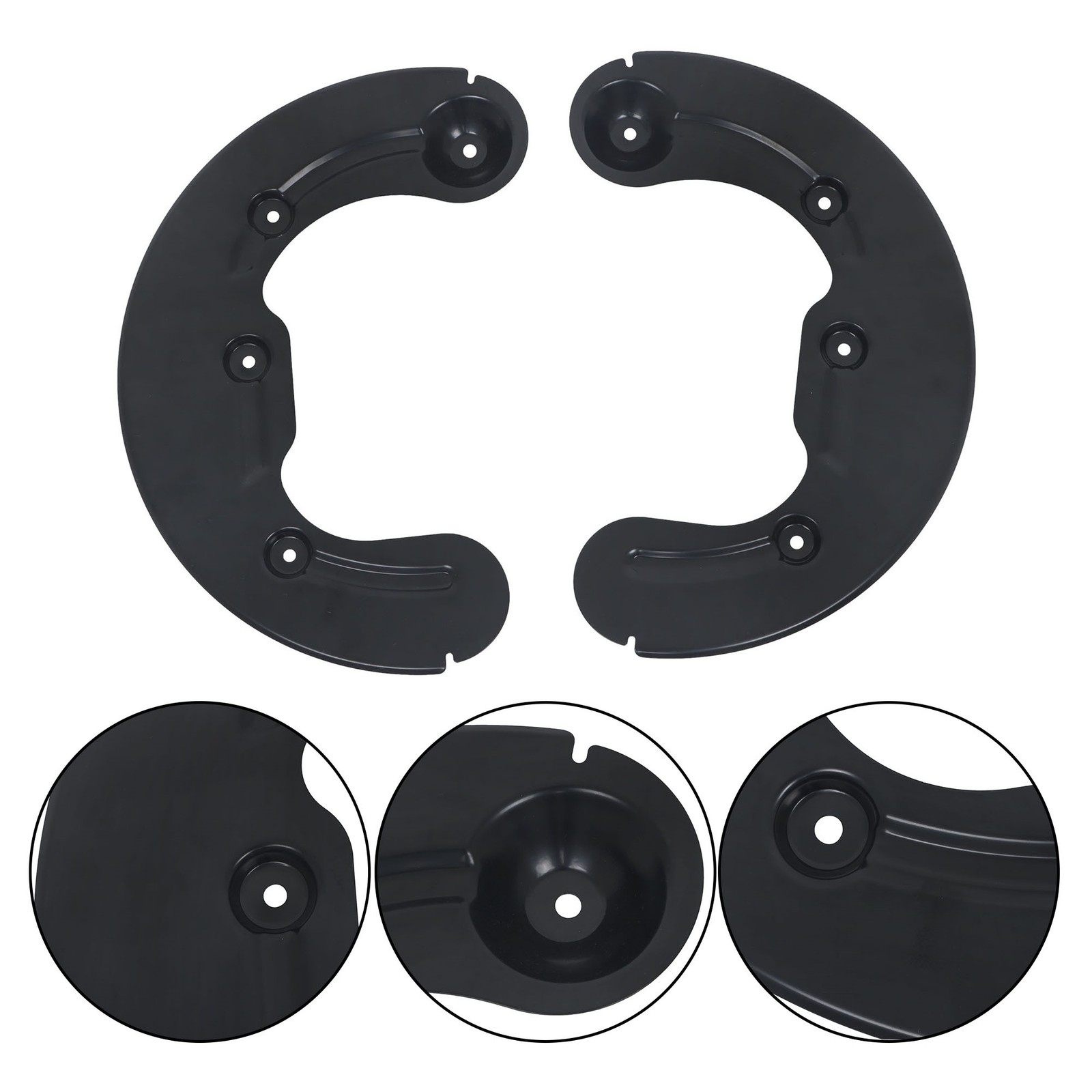 LABLT Front Brake Backing Plate Dust Splash Shield For Ford F-150 2004-2008 Pair