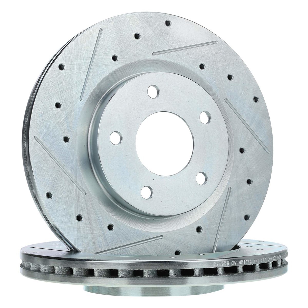 Brake Discs 2-Wheel Set Front for Mitsubishi Outlander Sport Jeep Patriot Lancer