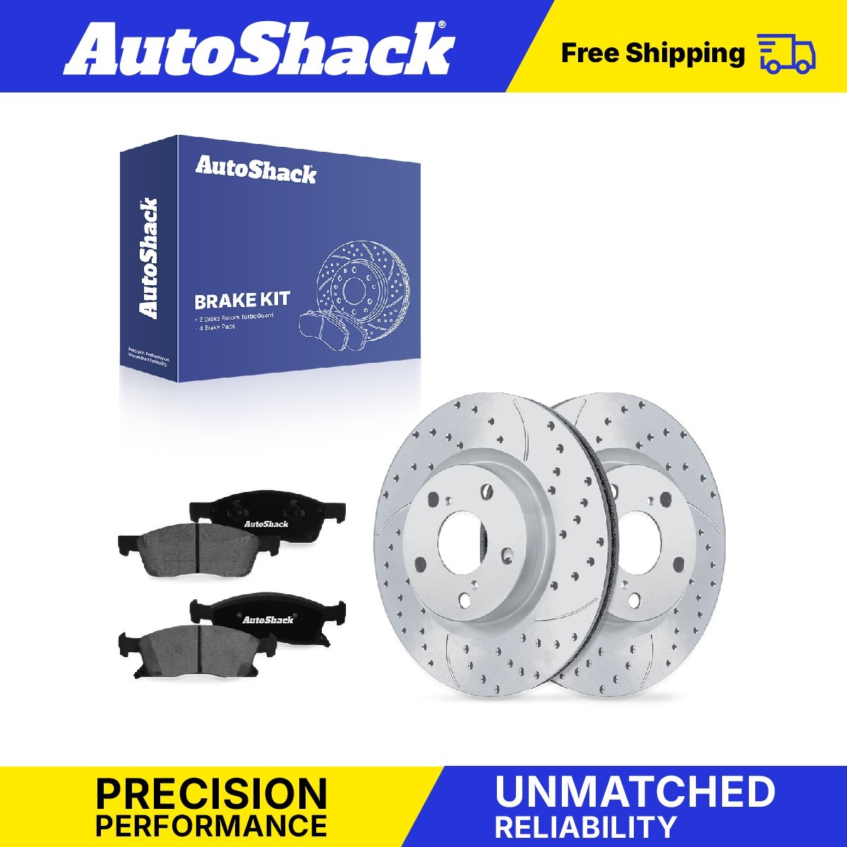 Front Drilled Slotted Brake Rotors Ceramic Pads for Subaru, Ascent 2019-2024