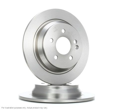2X APEC Rear Brake Discs for MERCEDES-BENZ VIANO 2003- 296mm Solid SDK6198
