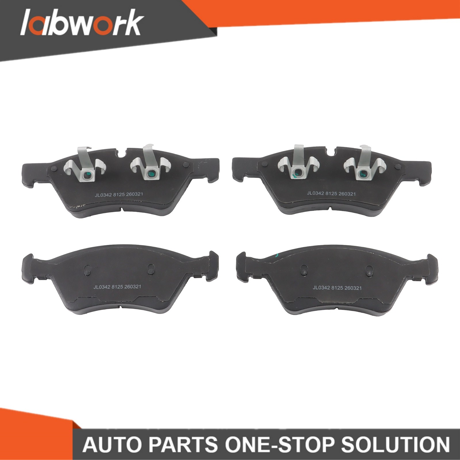 Labwork Front & Rear Drilled Brake Rotors & Ceramic Pads For Mercedes-BenzW164